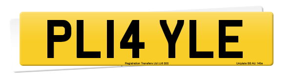 Registration number PL14 YLE